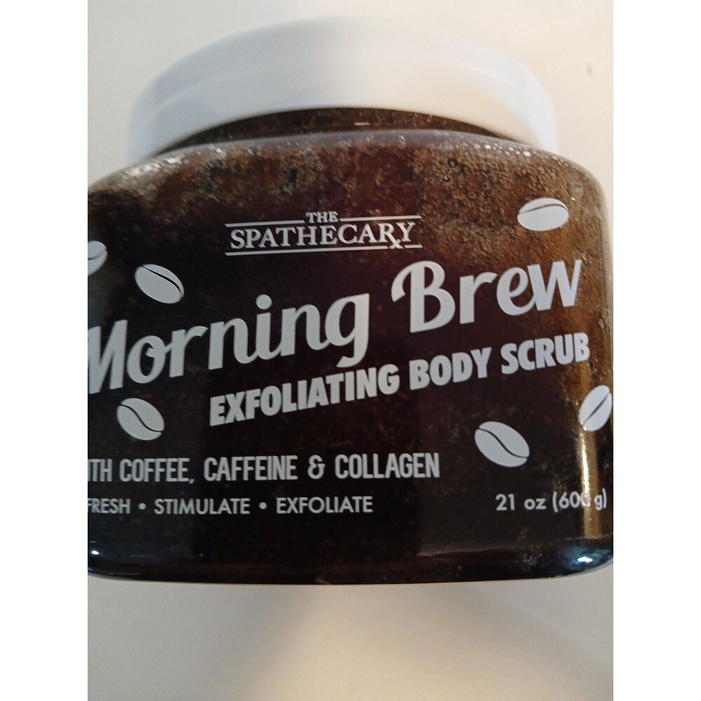 The SpatheCary Morning Brew Coffee Exfoliating Body Scrub 21oz Sealed